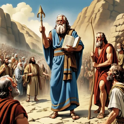 Prompt: Story of moses in the bible