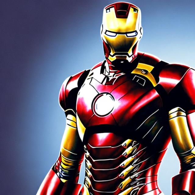 Prompt: Michael jordan in iron man costume