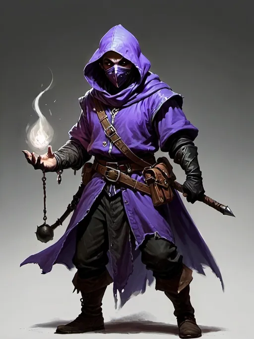 Prompt: bandit, dnd themed, a evil mage