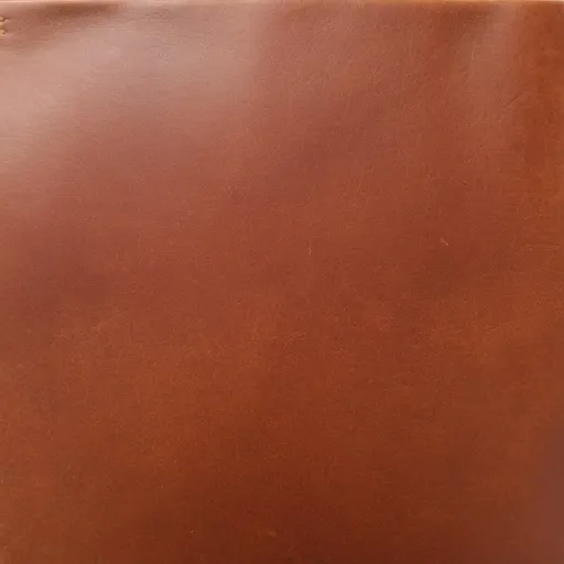 Prompt: a piece of Leather, palced on a white background
