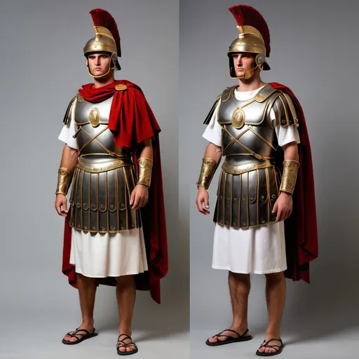 Prompt: Roman soldier robes