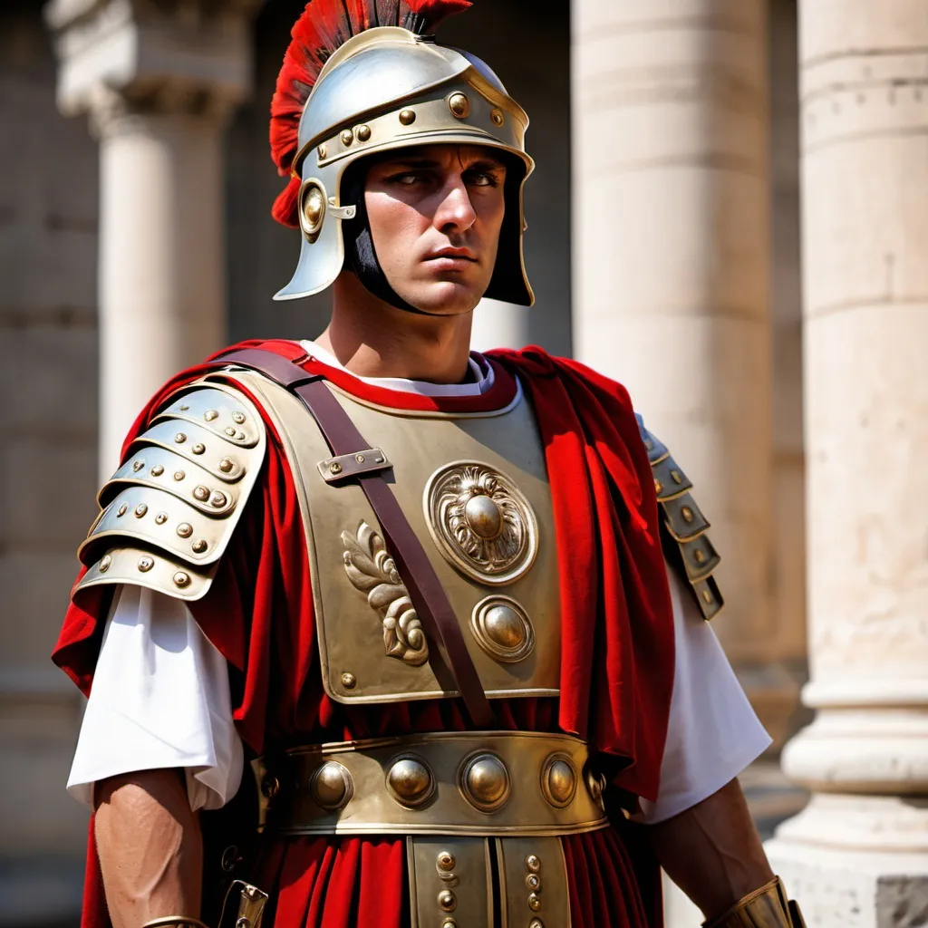 Prompt: Roman soldier robes