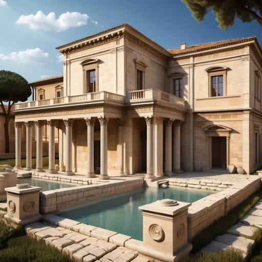 Prompt: Luxury Roman Villas