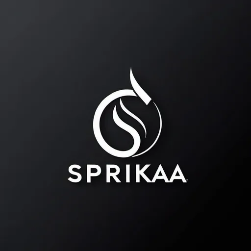 Prompt: Create a sleek and modern logo for a fintech company named 'Sprika,' focusing on the letter 'S' as the central element. Incorporate elements that convey innovation, trust, and sophistication. Think bold lines, contemporary fonts, and minimalist design. Your logo should capture the essence of cutting-edge financial technology while maintaining a timeless appeal."