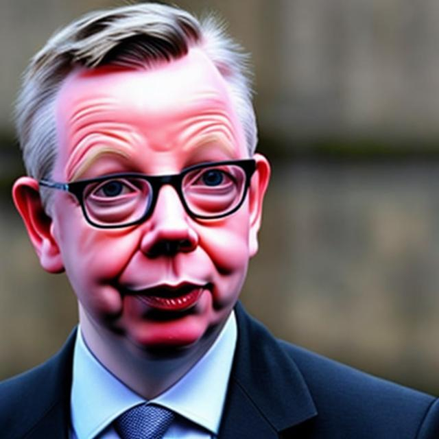 Prompt: Michael Gove as a disabled human
