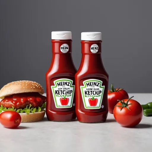 Prompt: Heinz Low Sodium Ketchup Promotion