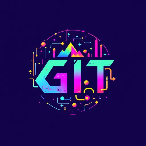Prompt: logo, incorporating pixel art, retro colors, retro synth aesthetics, enhanced dimensionality visual effects, retro fonts, capturing the spirit of change through digital advancement dynamic concept. GIT


