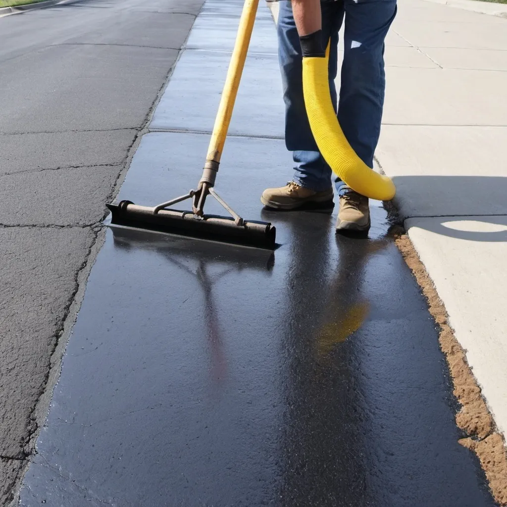 Prompt: pavement sealing
