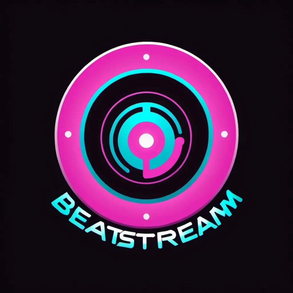 Prompt: A logo for our video game called BeatStream. It's a musicm rythm game