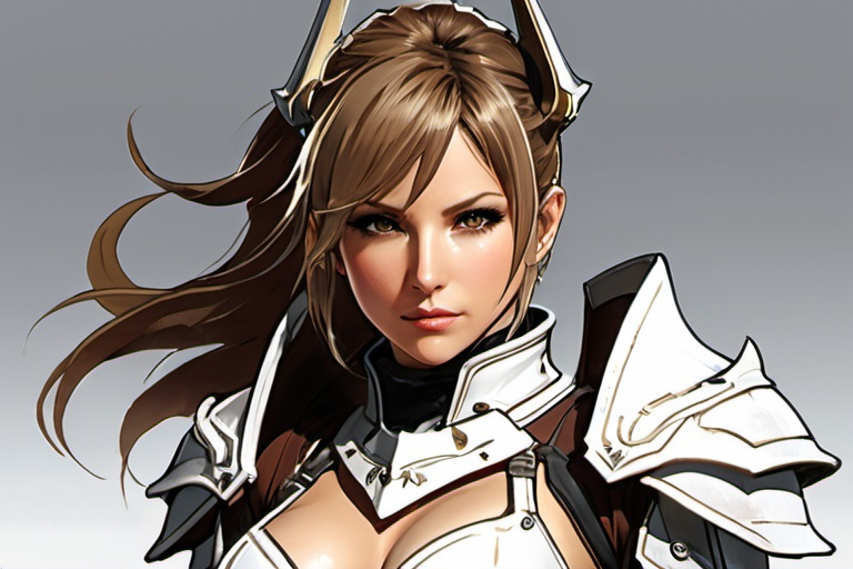 Prompt: (((Yoji Shinkawa))), sticker of ultra detailed portrait of Sarah Michelle Geller in FFXIV white dragoon armor,  high quality cell shaded illustration in post apocalyptic style by Yoji Shinkawa, ((full body)), dynamic pose, perfect anatomy, centered, freedom, soul, brown long hair, approach to perfection, cell shading, 4k , cinematic dramatic atmosphere, watercolor painting, global illumination, detailed and intricate environment, artstation, concept art, fluid and sharp focus, volumetric lighting, cinematic lighting, Art by Yoji Shinkawa,