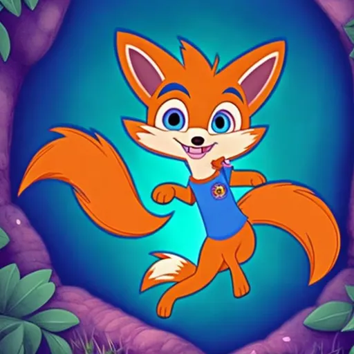 Prompt: Swiper the fox dora