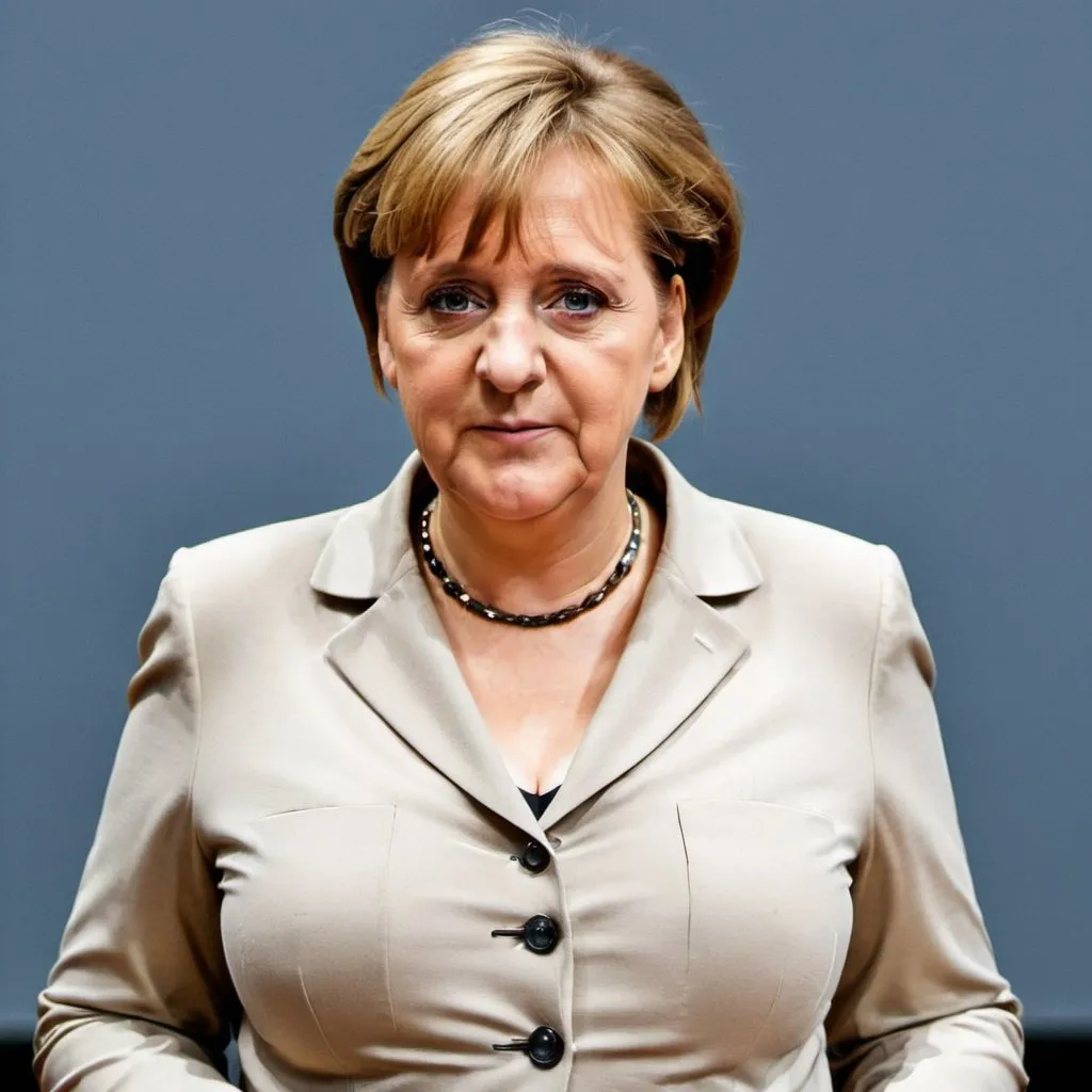 Prompt: hot angela merkel
