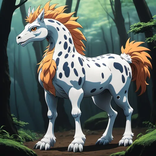 Prompt: Ghibli 2D anime style. A Kirin.