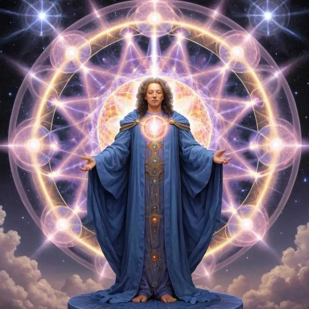 Prompt: 10th dimensional Metatron