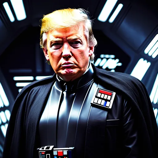 Prompt: Donald Trump in Star Wars.