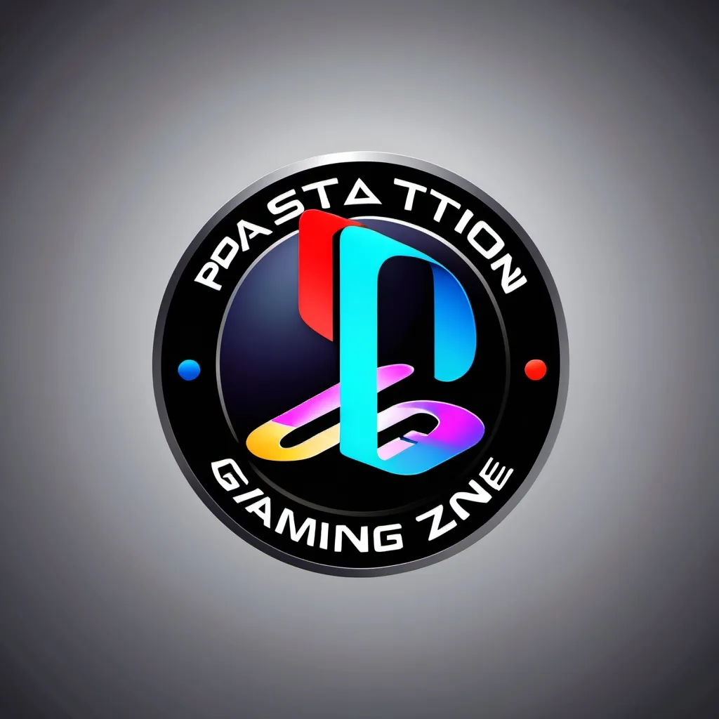 Prompt: Create a logo of a PlayStation zone gaming