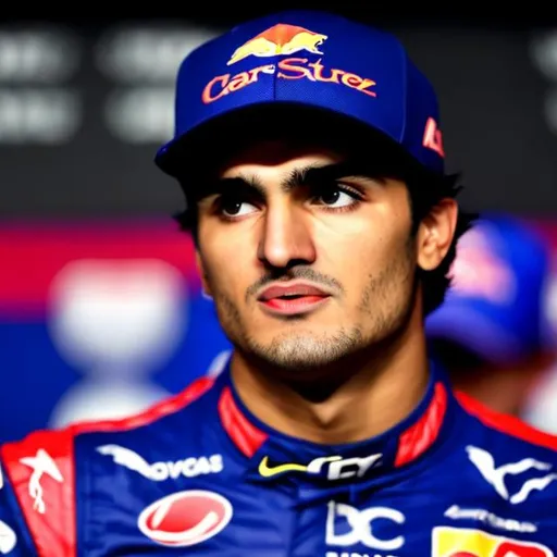 Prompt: Carlos Sainz Jr lips.