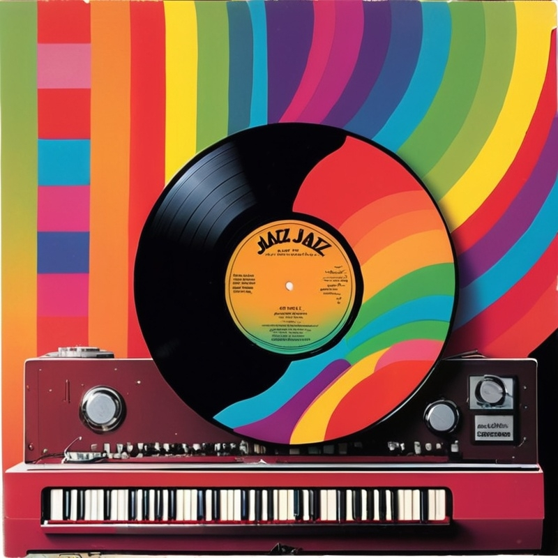 Prompt: Colourful Apple Jazz Production, record label