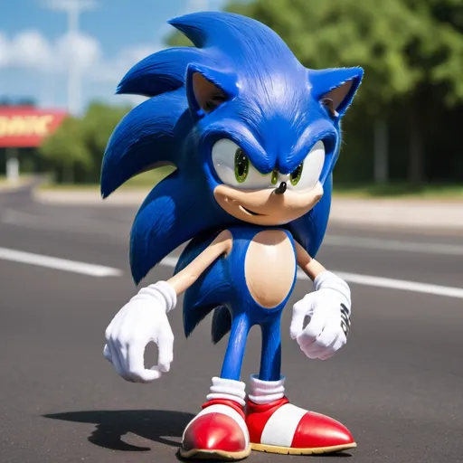 Prompt: sonic

