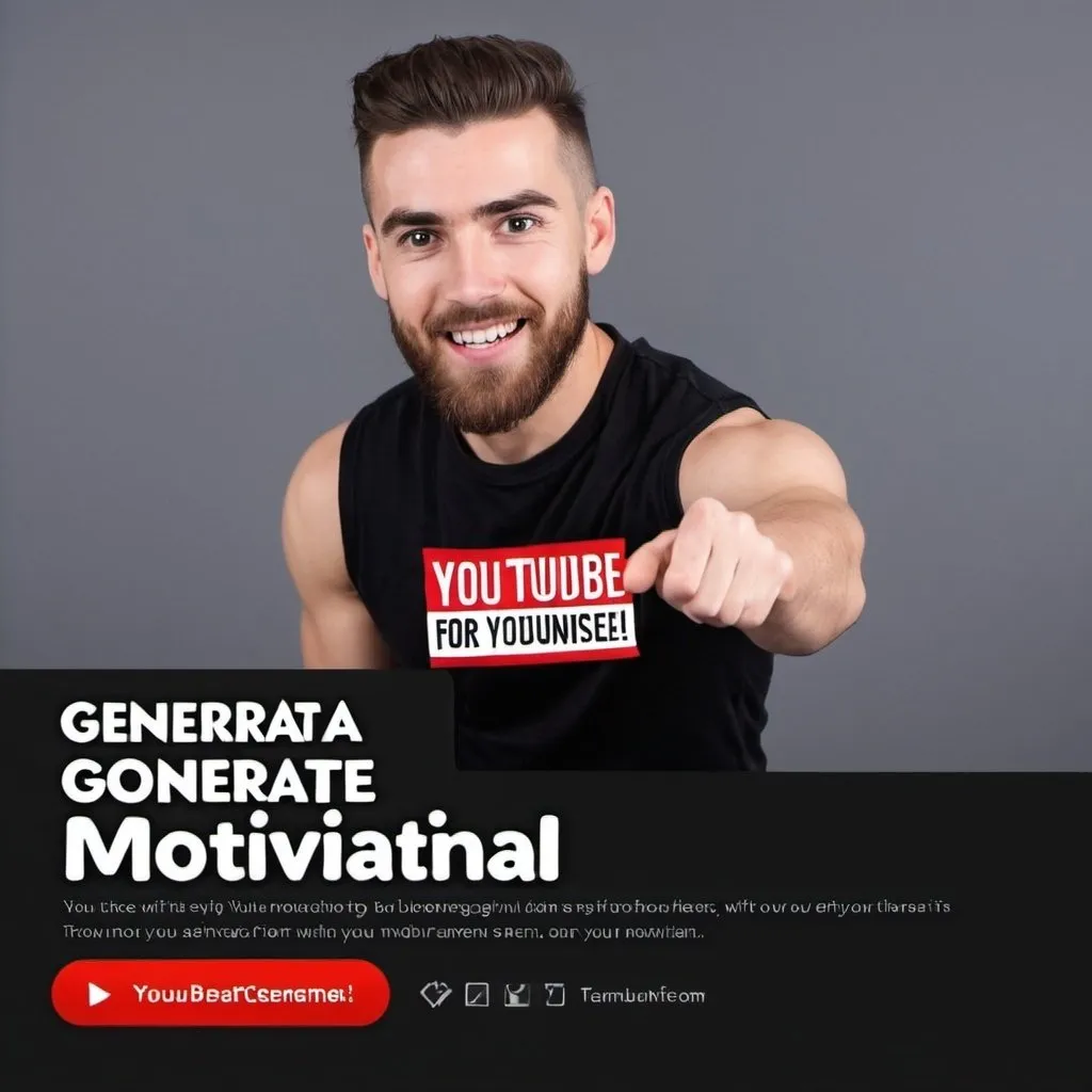 Prompt: generate a motivational banner for youtube
