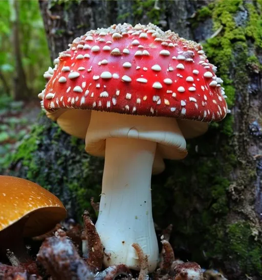 Prompt: magic mushroom
