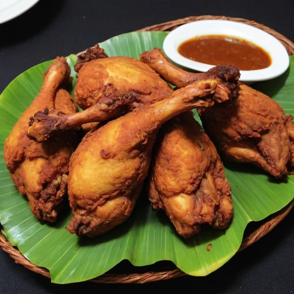 Prompt: Dulu Ayam goreng Di Jawa