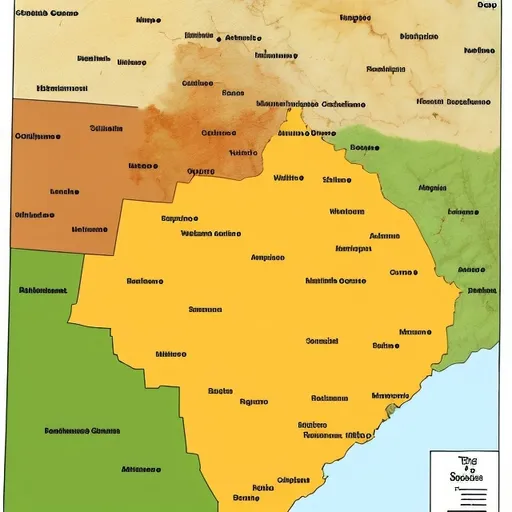 Prompt: Create a map of West telangana showing soil types And independence telangana