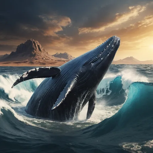 Prompt: Moses whale. during the era of the Prophet Moses 8k