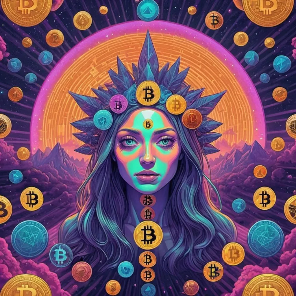 Prompt: Crypto psychedelic