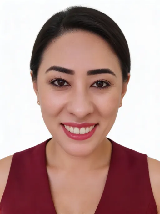 Prompt: The images Image1, Image2, Image3, Image4 represent the character. the character's clothing is Image5. 生成角色头部特写视图。保持自然表情，正视镜头。使用纯白色背景。确保头部完整呈现，符合人体比例。