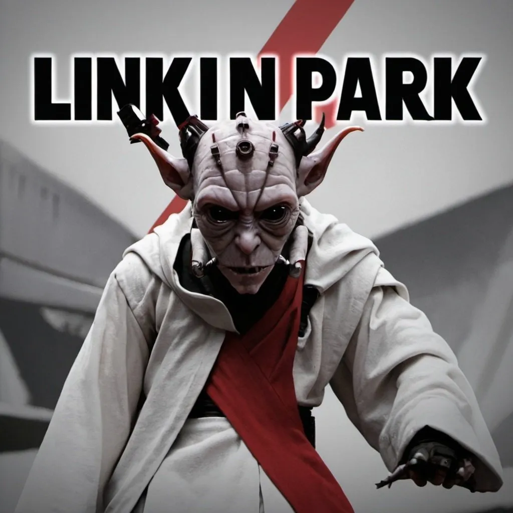 Prompt: Star wars but its Linkin park's hybrid theory (2000) cover