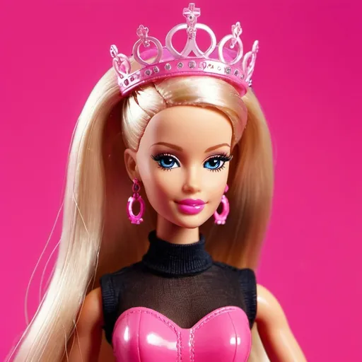 Prompt: Techno Queen barbie 