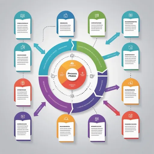 Prompt: create a process illustration with the following five items: Sourcing

Screening

Diligence Assessment  

Documentation and Structuring 

Asset Management