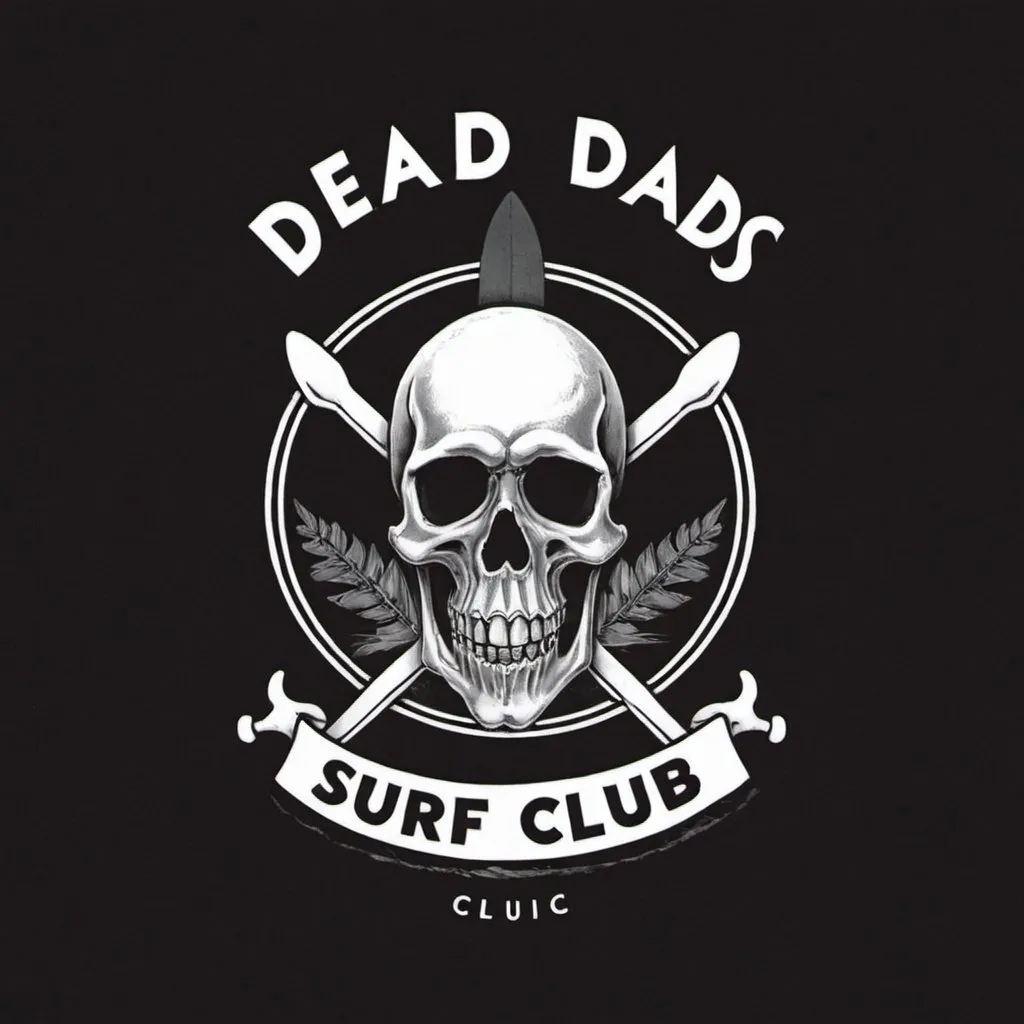 Prompt: Dead dads surf club