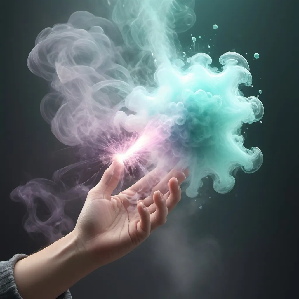 Prompt: acid spray magic spell effect, misty, puffy, high-res, ultra-detailed