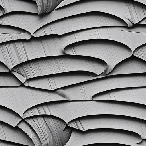 Prompt: striated pattern, curves, grey, very sparse