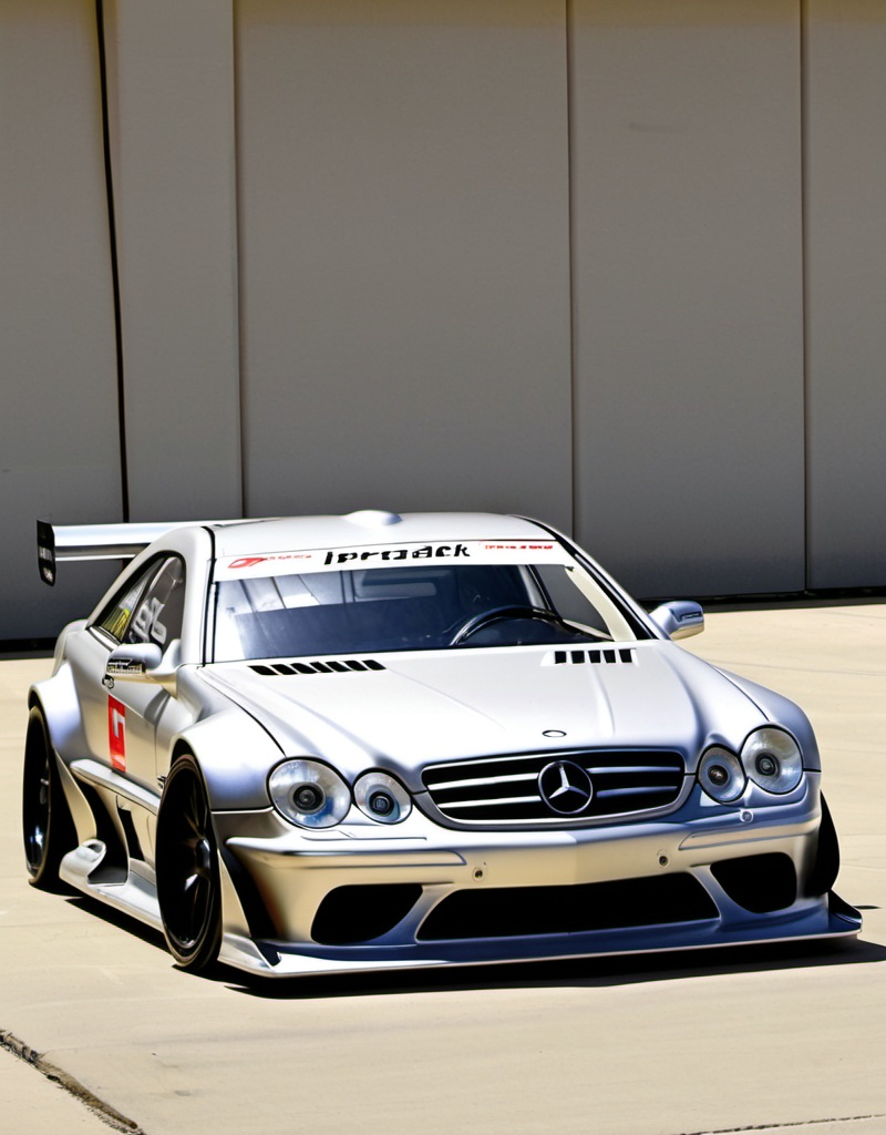 Prompt: 2004 mercedes cl500 time attack