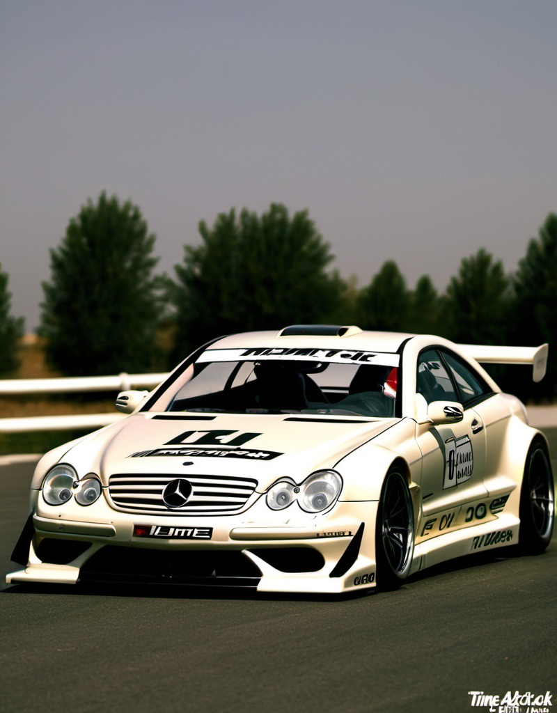 Prompt: 2004 mercedes cl500 time attack