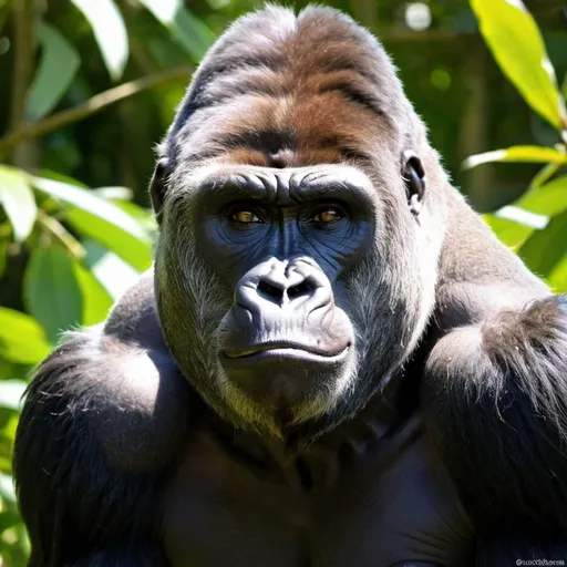 Prompt: A Creole-type gorilla
