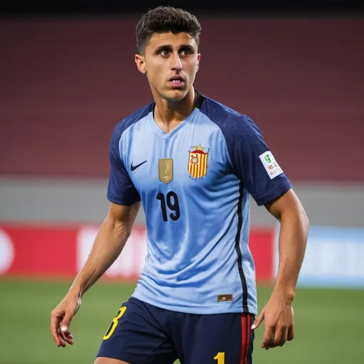 Prompt: rodri spain footballer
