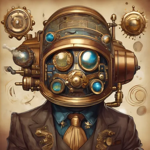 Prompt: steam punk astronaughtical