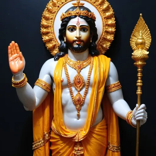 Prompt: lord muruga dressed like jesus christ