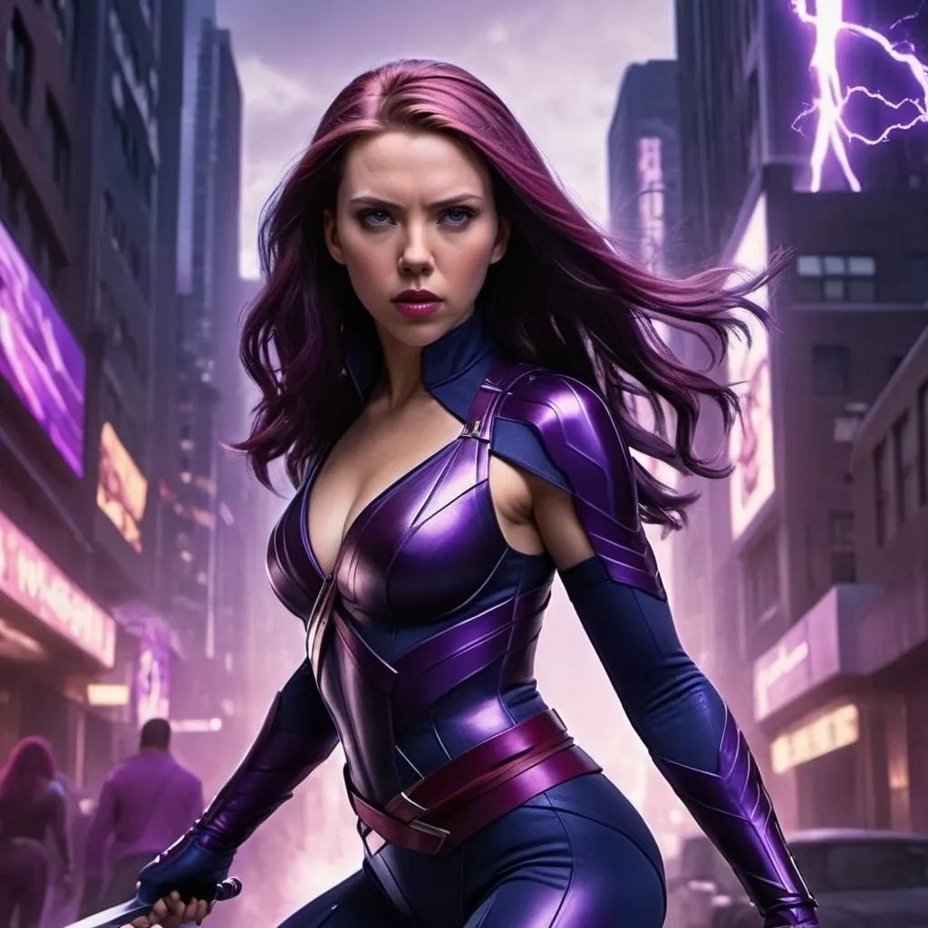 Prompt: Scarlet Johansson as psylocke