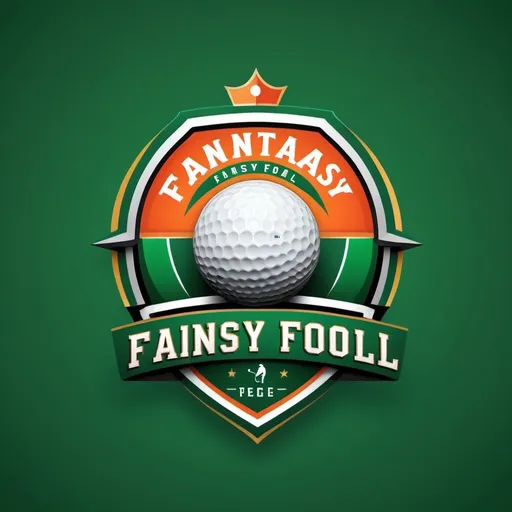 Prompt: (fantasy football logo), modern design, vibrant colors, sharp and dynamic, featuring a football graphic intertwined with (golf elements), bold typography for "Tee time with Higgins", clean lines, energetic vibe, suitable for sports branding, high quality, eye-catching composition, appeals to fans and players alike, captures the excitement of both football and golf.