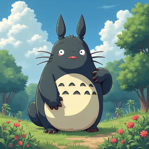 Prompt: Convert this image into ghibli