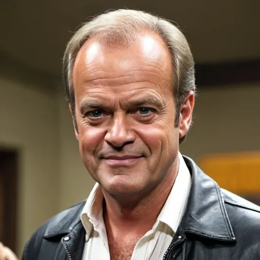 Prompt: Kelsey grammer as the fonz 