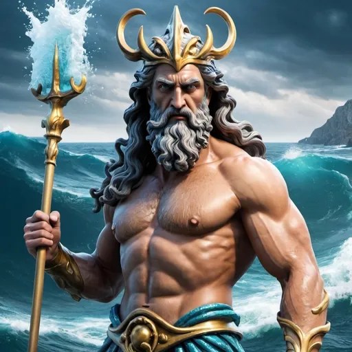 Prompt:  Epic Poseidon 