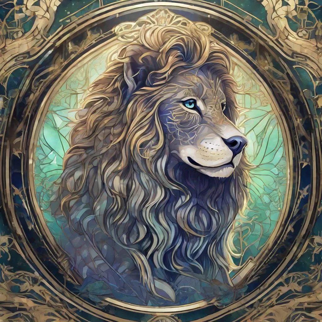 Prompt: In this visually striking piece, a mythical pet takes center stage. This magnificent creature, reminiscent of art deco and baroque styles with a touch of art Nouveau, boasts intricate details that bring it to life. resolution of 64k, showcases the pet against a backdrop of a breathtaking aurora and astral elements. The artist's exceptional skill allows for every minute feature of the pet to be captured, from its ethereal and fantastical appearance to its twilight hues that evoke a sense of mystery. The use of synesthesia in this image adds another layer of intrigue, as the viewer can almost hear and taste the colors and textures depicted. With low poly elements seamlessly integrated, the pet possesses an otherworldly charm. The composition of the image adheres to the principles of the golden ratio, further enhancing its aesthetic appeal. This artwork transports us to an antique realm where mythical creatures reside, inviting us to delve into their captivating and enigmatic world