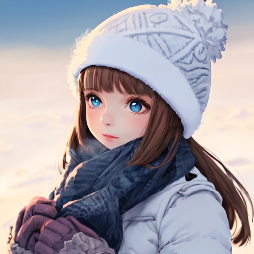 Prompt: winter girl