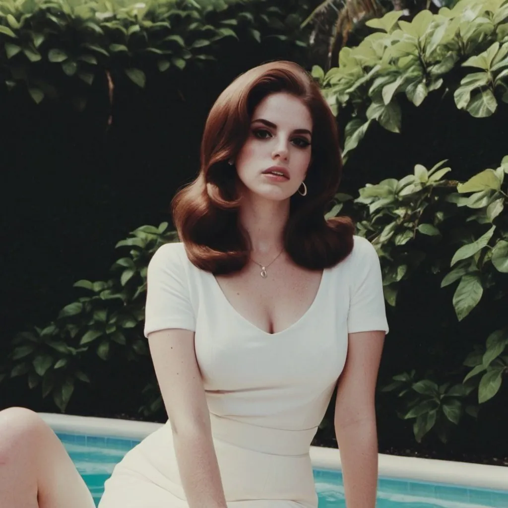 Prompt: Vintage, Lana Del Ray Themed, Aesthetic image